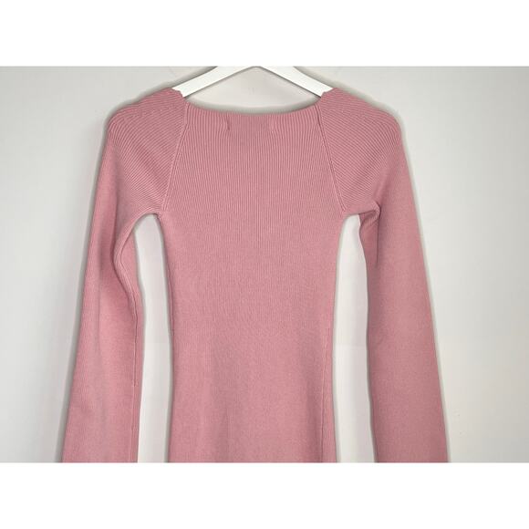 Petal and Pup Aquerelle Sweetheart Bodycon Midi Dress Women's Rose Women's 4 NWT - Picture 8 of 12